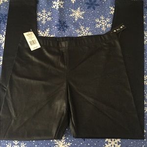 FAUX LEATHER LEGGINGS